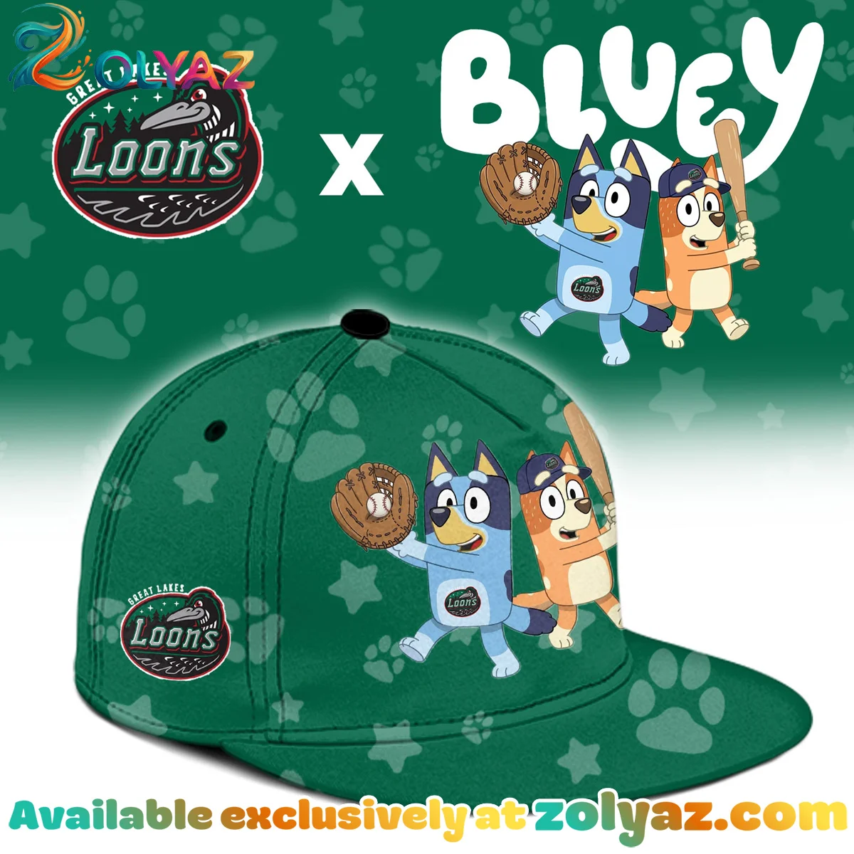 Great Lakes Loons x Bluey Jersey Great Lakes Loons x Bluey Jersey
