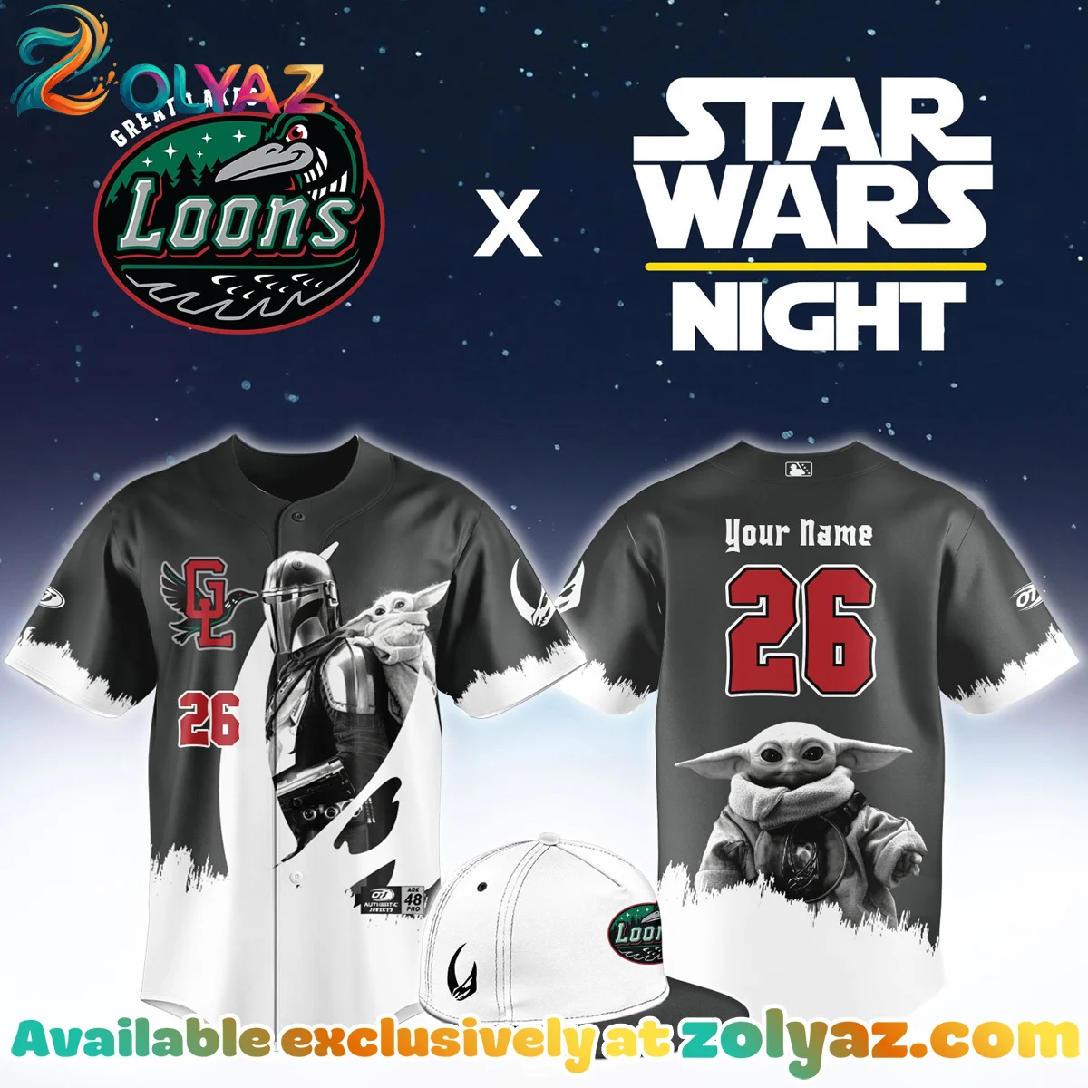 Great Lakes Loons Star Wars Jersey