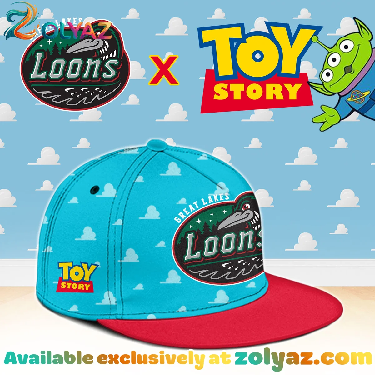 Great Lakes Loons Toy Story Night Jersey Great Lakes Loons Toy Story Night Jersey