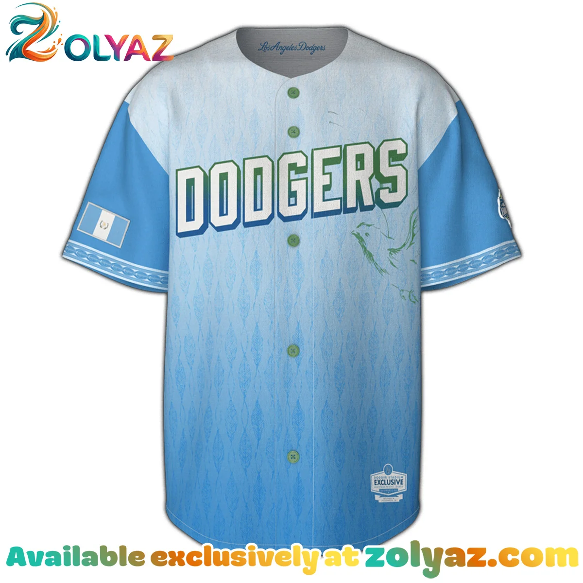 Guatemalan Heritage Night x Dodger Jersey Guatemalan Heritage Night x Dodger Jersey