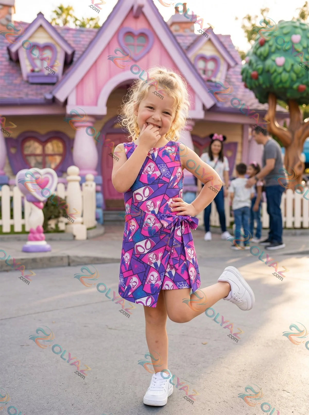 Gwen Stacy Spidey Athletic Dress - Tennis Dress Skirt, Pink Spider Hero Athletic Dress Gwen Stacy Spidey Athletic Dress - Tennis Dress Skirt, Pink Spider Hero Athletic Dress