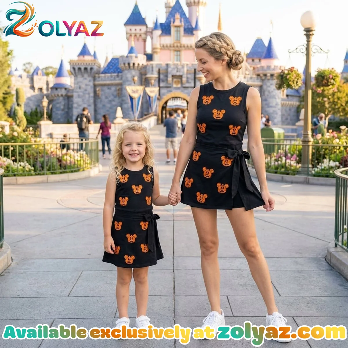 Halloween Mickey Athletic Dress - Tennis Dress Skirt, Disney Park Vacation Outfit, Halloween Mickey Skort Dress Halloween Mickey Athletic Dress - Tennis Dress Skirt, Disney Park Vacation Outfit, Halloween Mickey Skort Dress
