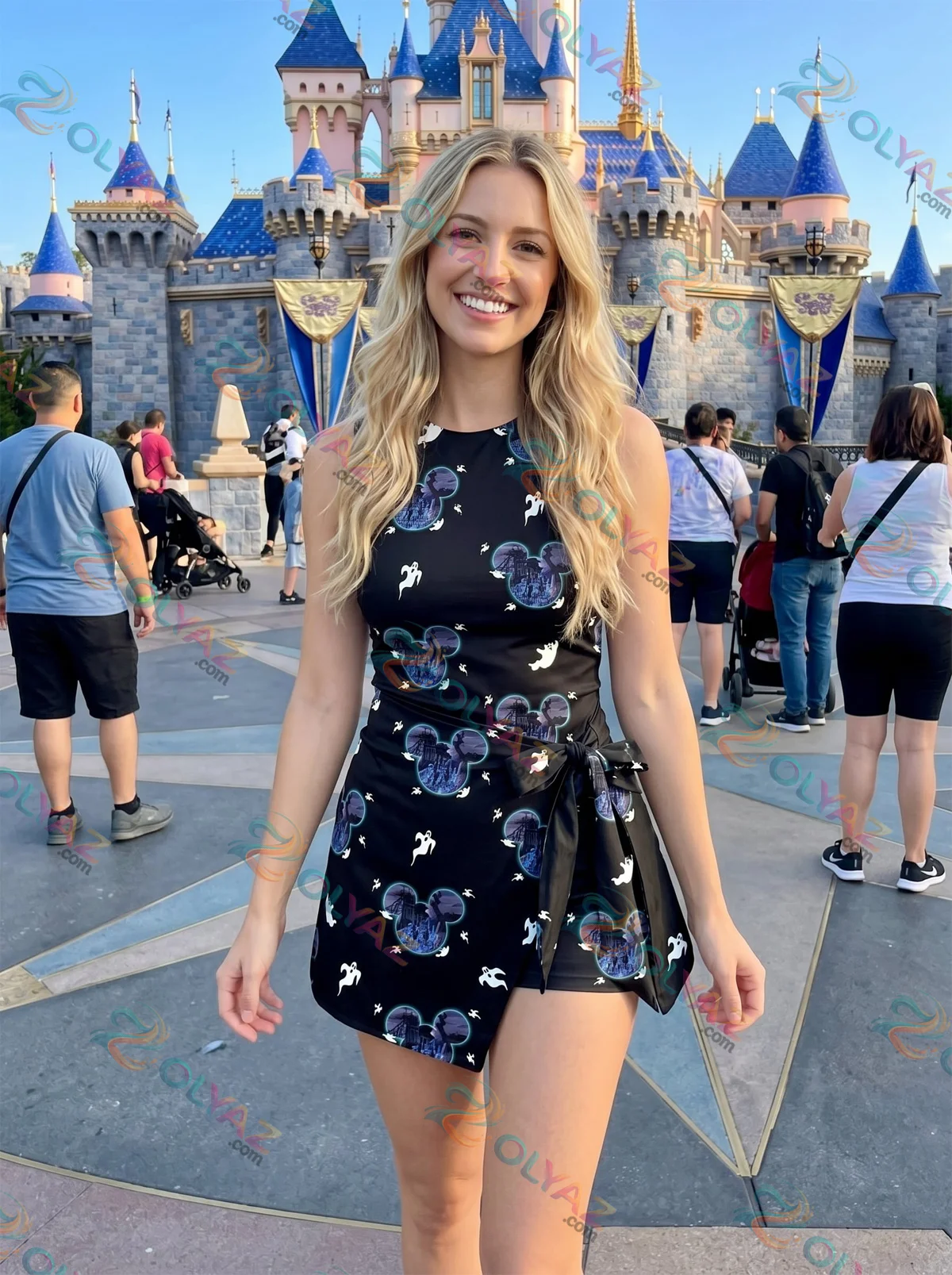 Halloween Mickey Athletic Dress - Tennis Dress Skirt, Disney Park Vacation Outfit, Halloween Mickey Skort Dress Halloween Mickey Athletic Dress - Tennis Dress Skirt, Disney Park Vacation Outfit, Halloween Mickey Skort Dress
