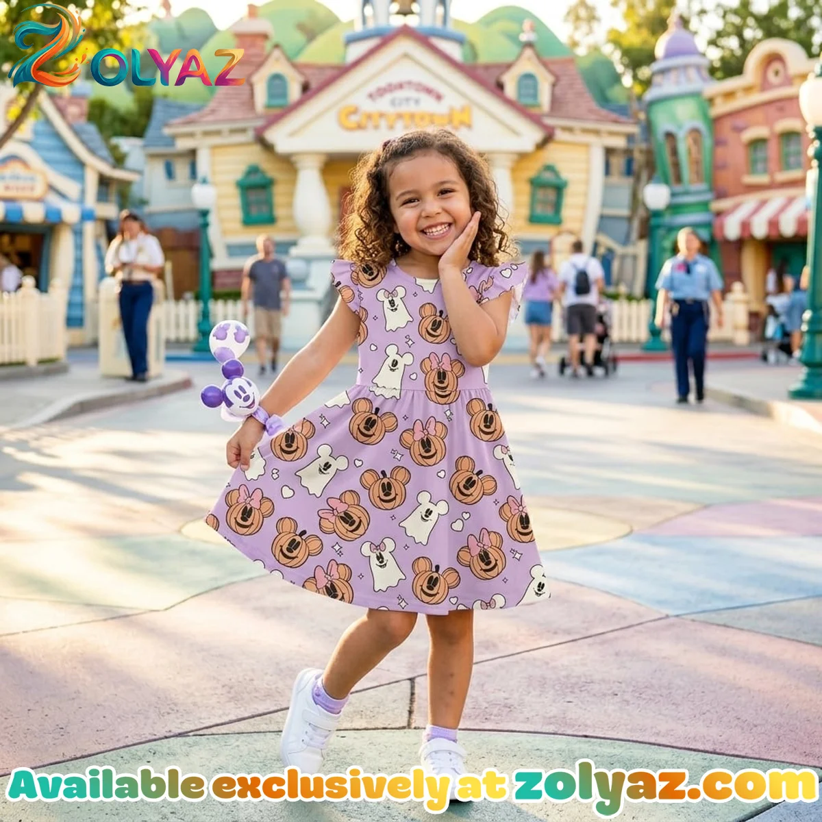Halloween Mickey Skater Dress Halloween Mickey Skater Dress
