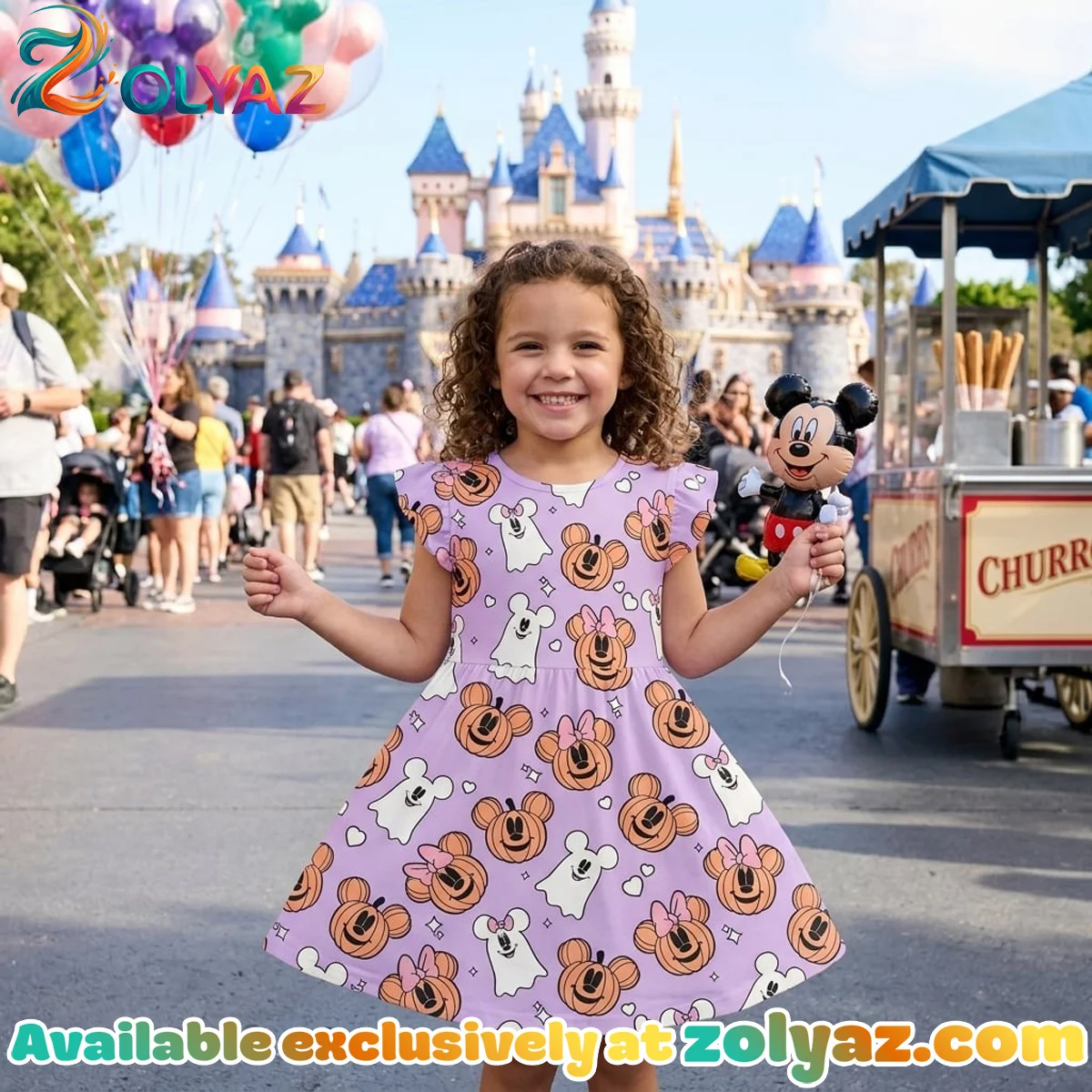 Halloween Mickey Skater Dress Halloween Mickey Skater Dress