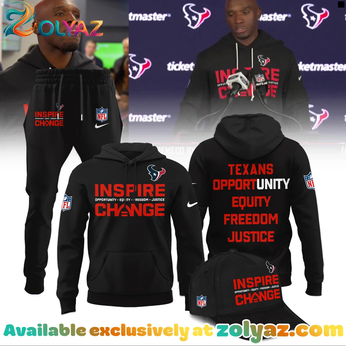 Houston Texans Inspire Change T-Shirt & Hoodie