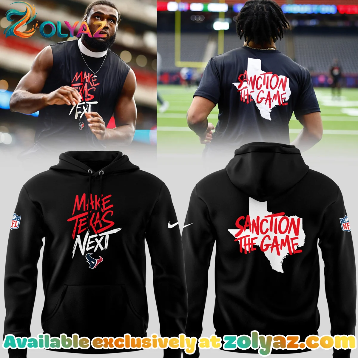 Houston Texans Make Texas Next Shirt & Hoodie - Series 2