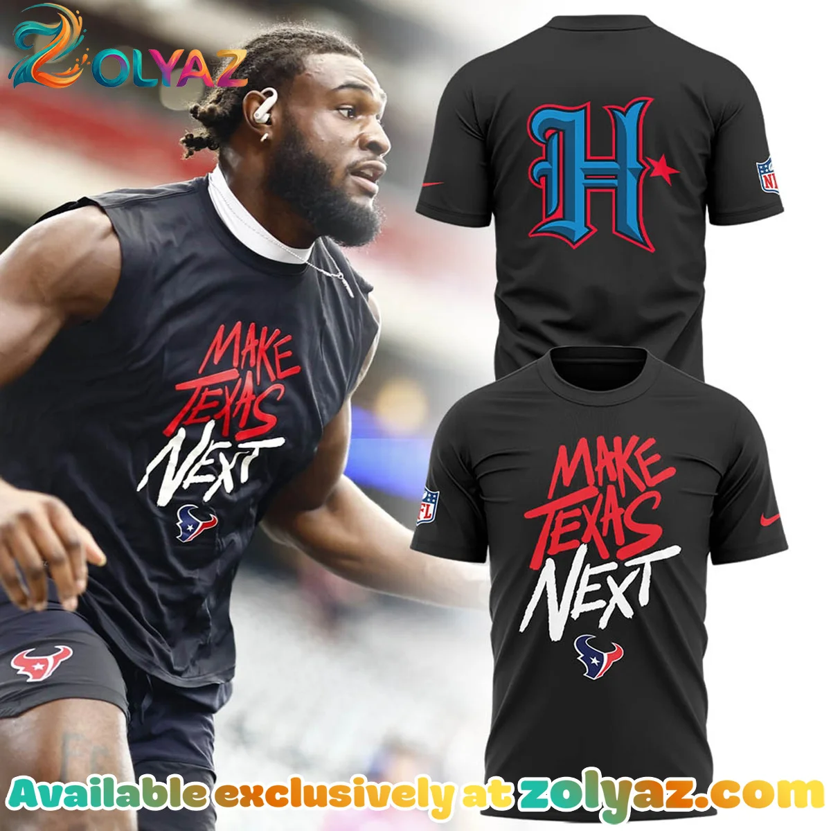 Houston Texans Make Texas Next Shirt & Hoodie [Drop 4]