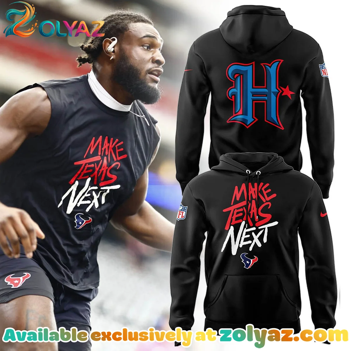 Houston Texans Make Texas Next T-Shirt & Hoodie [Drop 8]