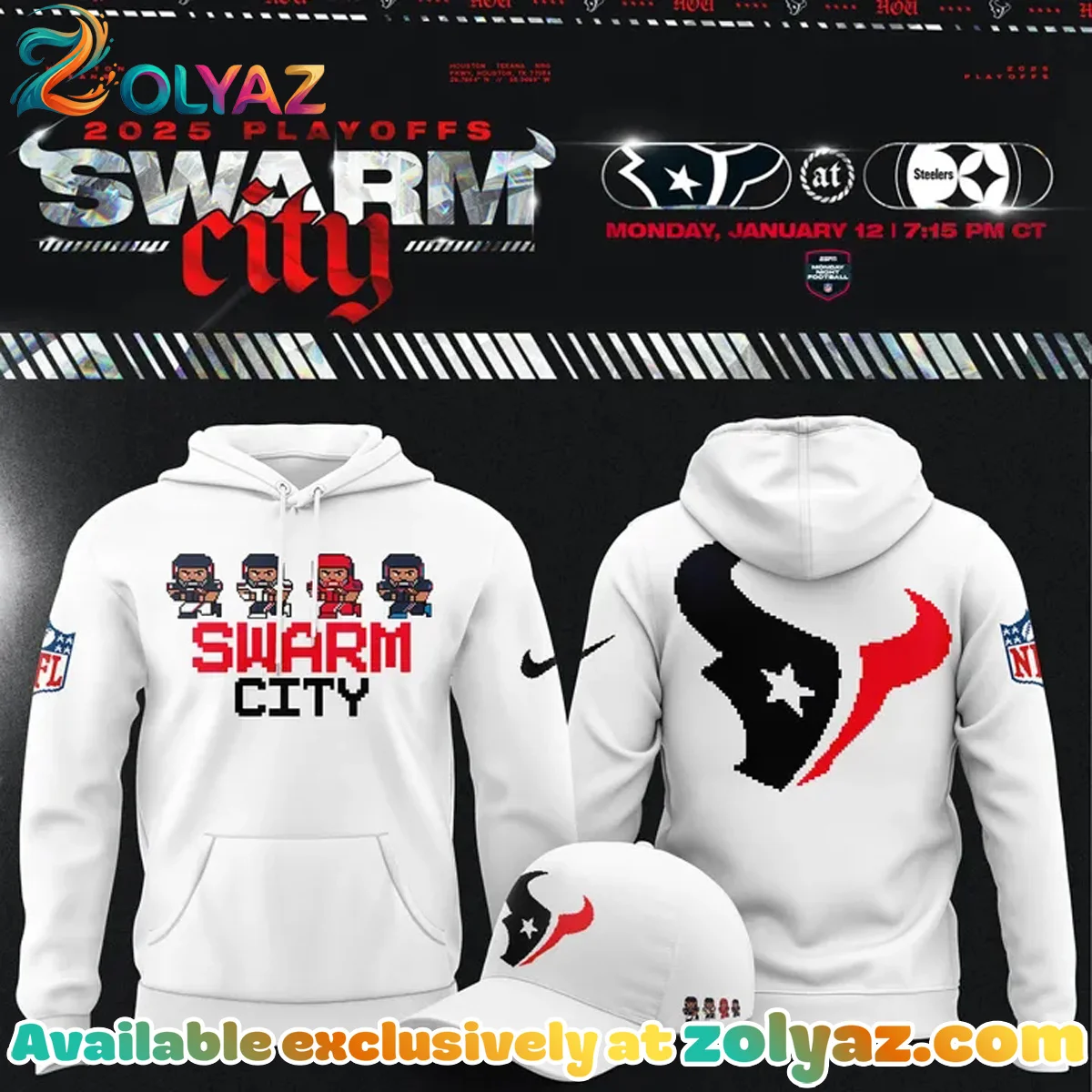 Houston Texans SWARM City T-Shirt & Hoodie - Part 6