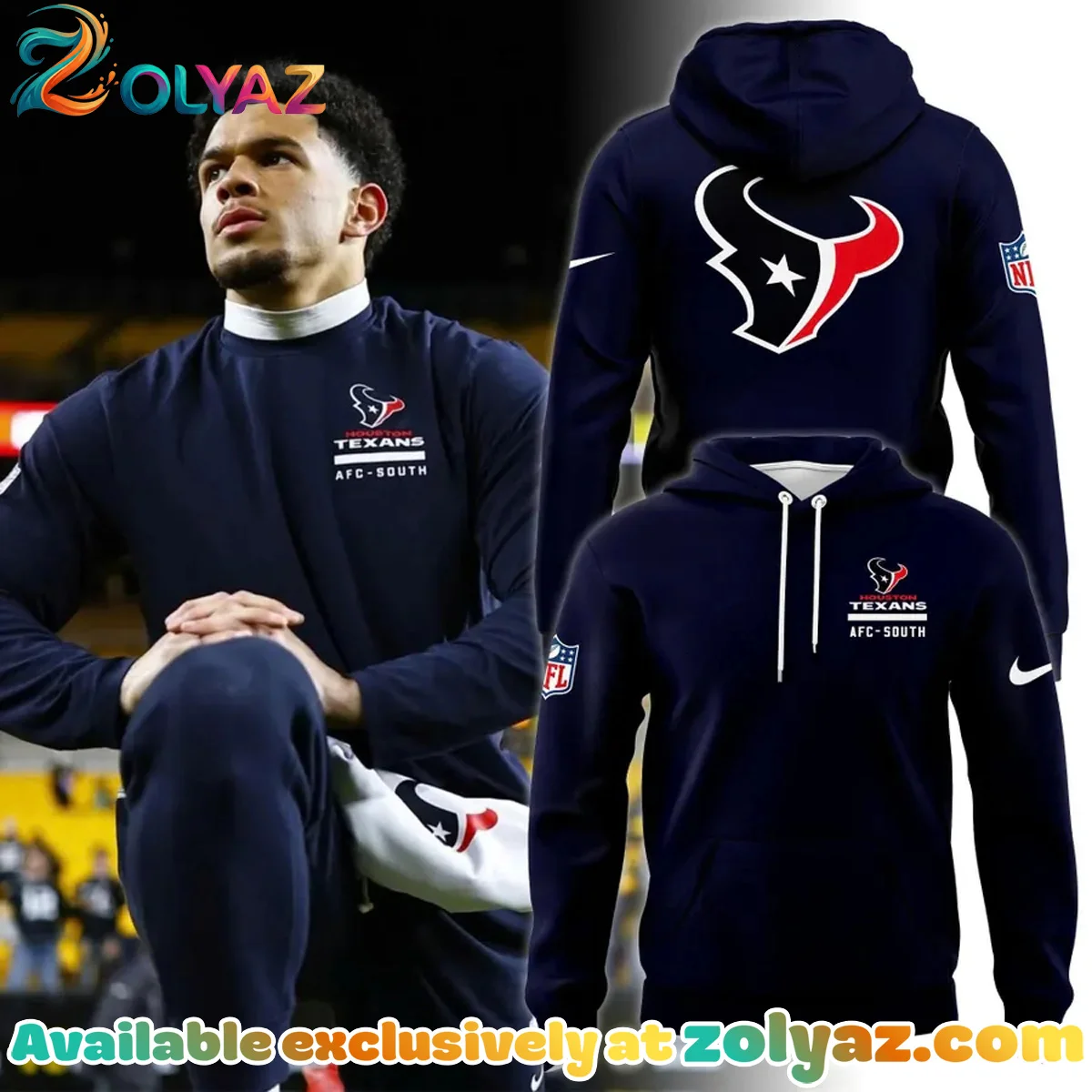 Houston Texans SWARM City T-Shirt & Hoodie (Design 10)