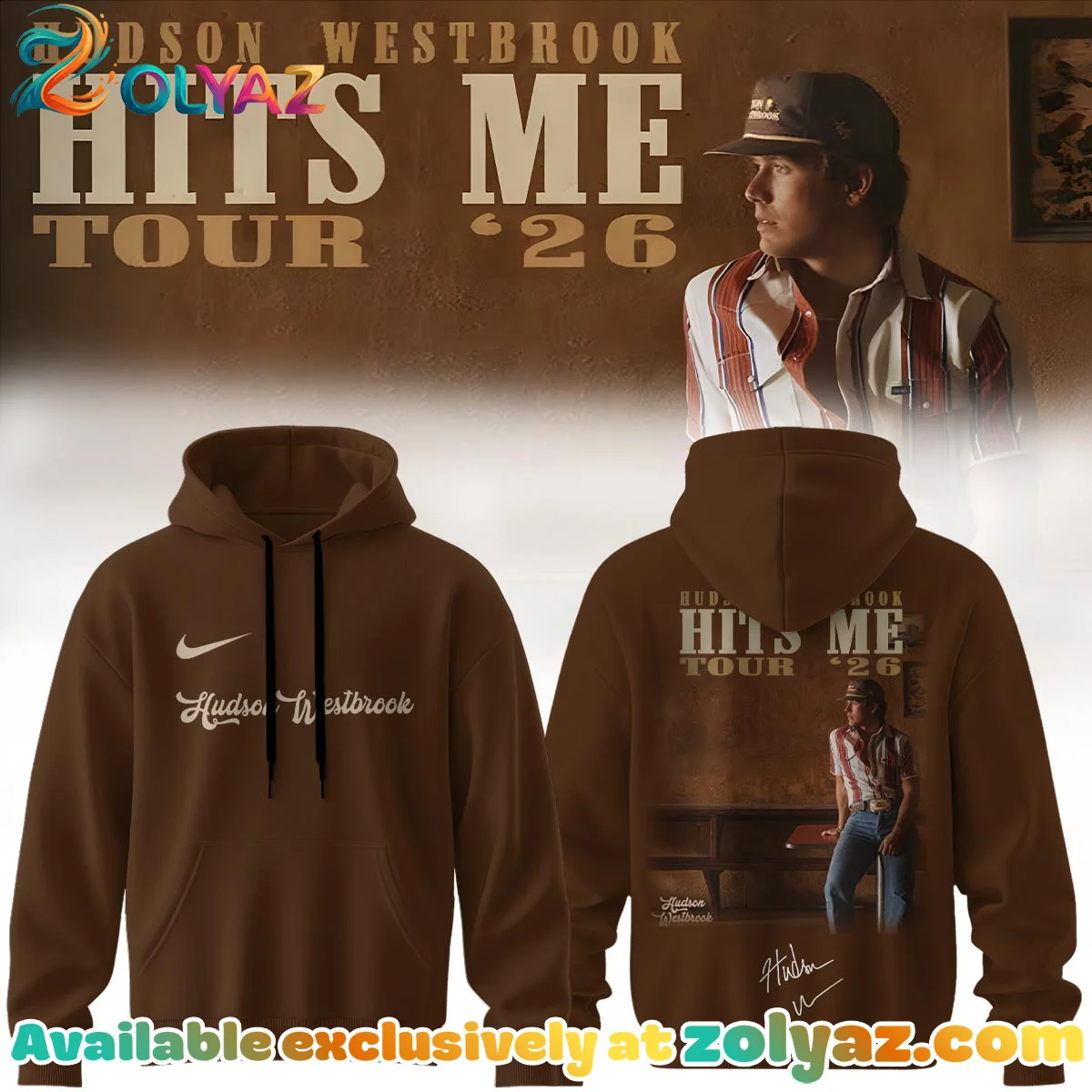Hudson Westbrook Hits Me Tour Shirt & Hoodie - Variant 2