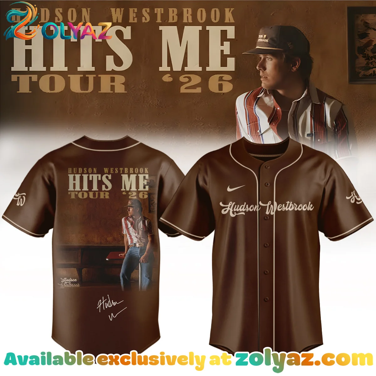 Hudson Westbrook Hits Me Tour Jersey - Part 1