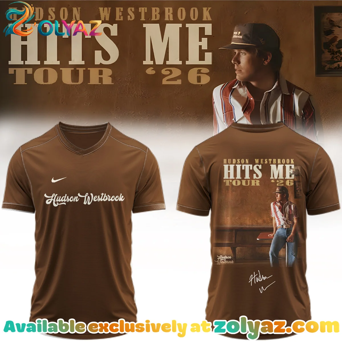 Hudson Westbrook Hits Me Tour Jersey (Style 4)