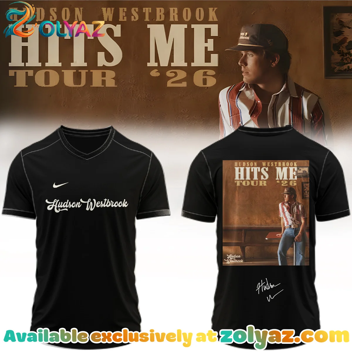 Hudson Westbrook Hits Me Tour Jersey (Release 2)