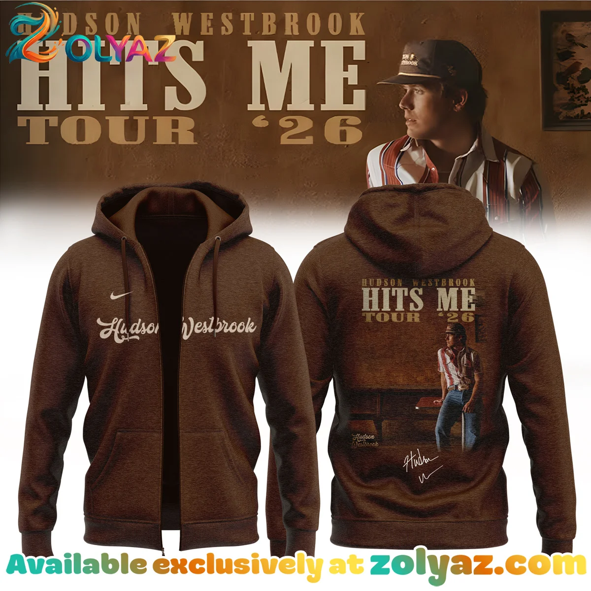 Hudson Westbrook Hits Me Tour Shirt & Hoodie (Design 23)