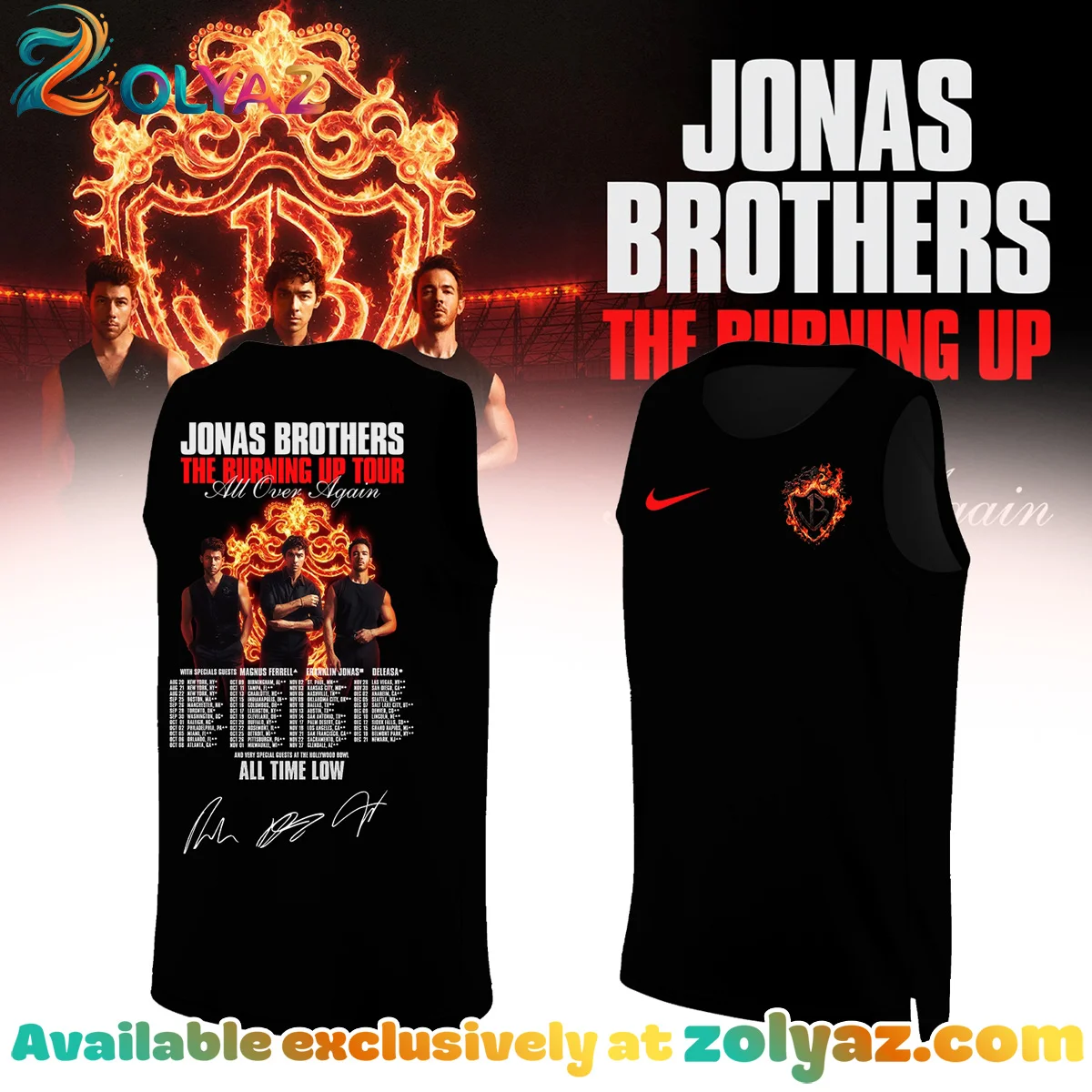 Jonas Brothers The Burning Up Tour Jersey - Part 15