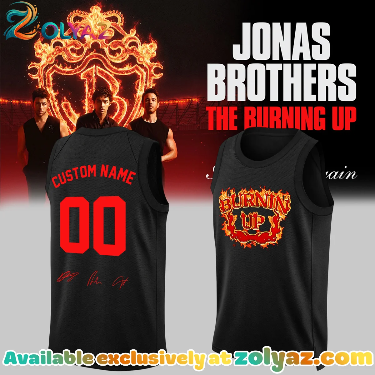 Jonas Brothers The Burning Up Tour Jersey - Part 6