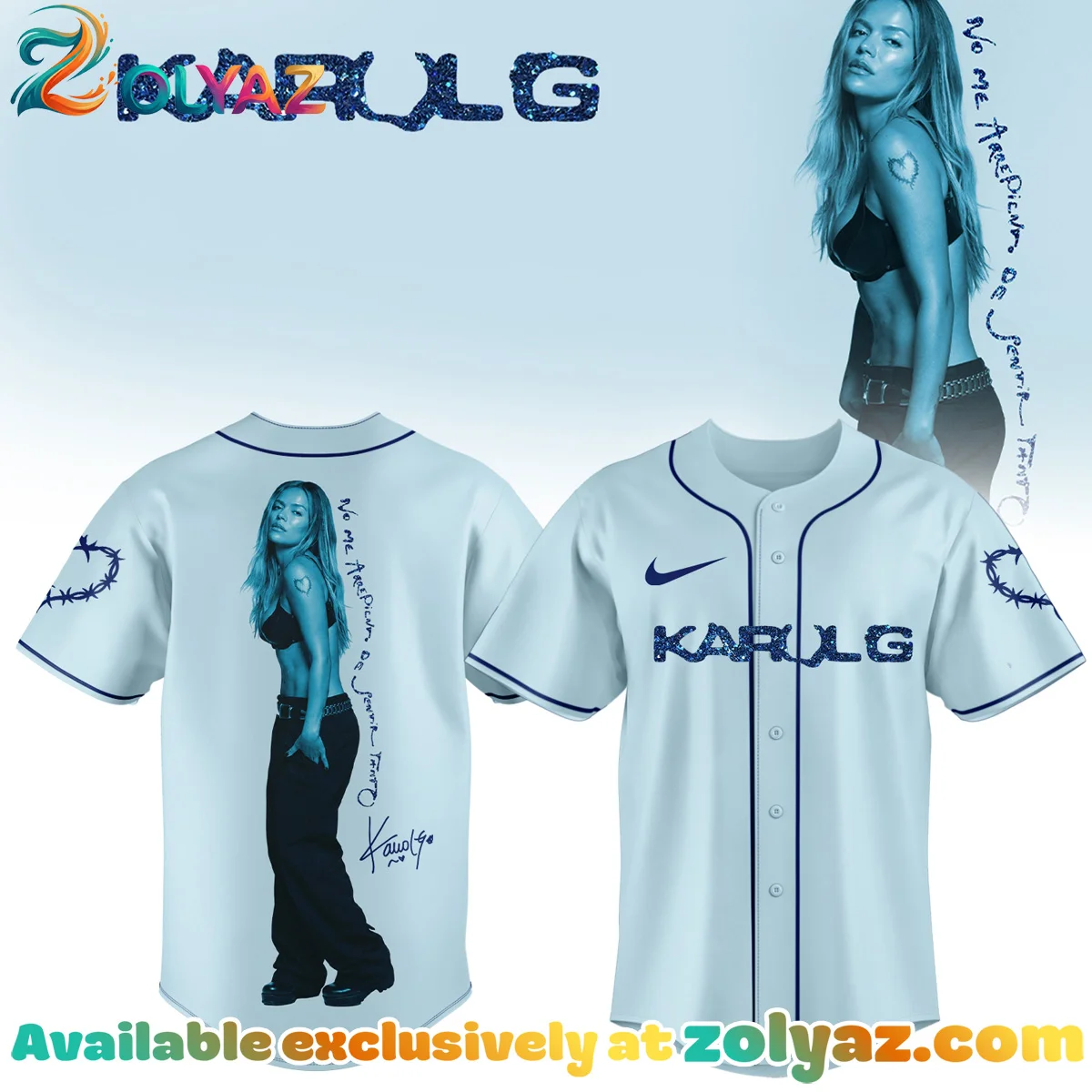 Karol G NO ME ARREPIENTO DE SENTIR TANTO Jersey - Variant 3