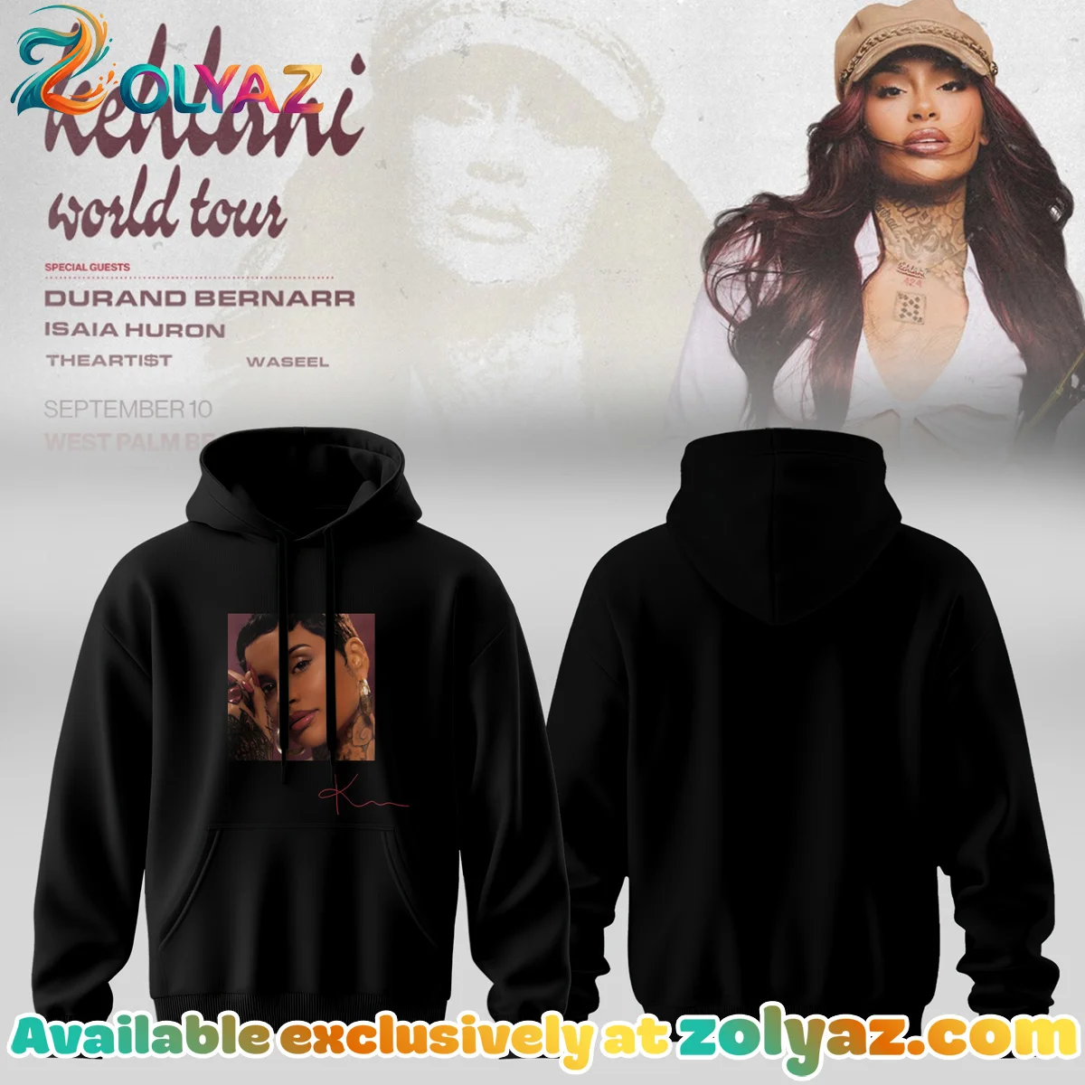 Kehlani World Tour Signature T-Shirt & Hoodie [Drop 3]