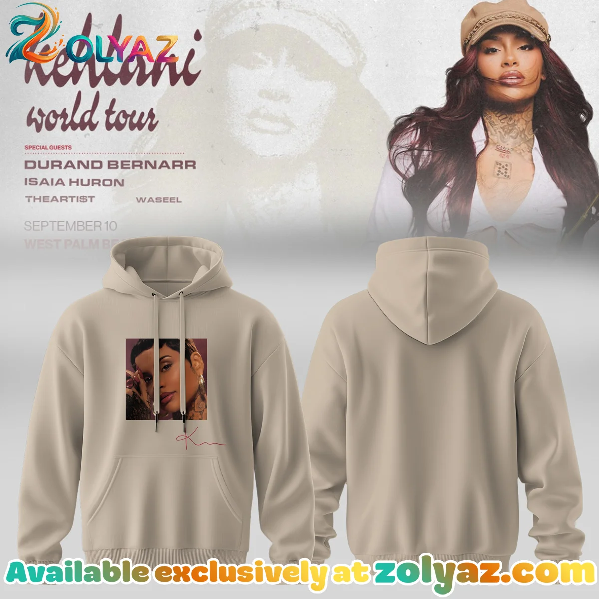 Kehlani World Tour Signature T-Shirt & Hoodie (Style 1)