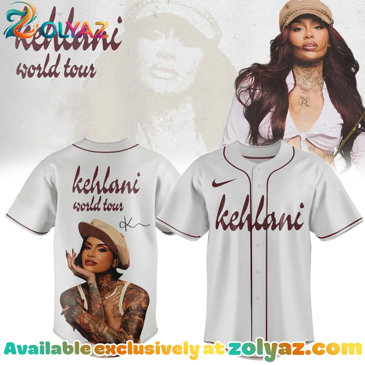 Kehlani World Tour Signature Jersey (Design 6)