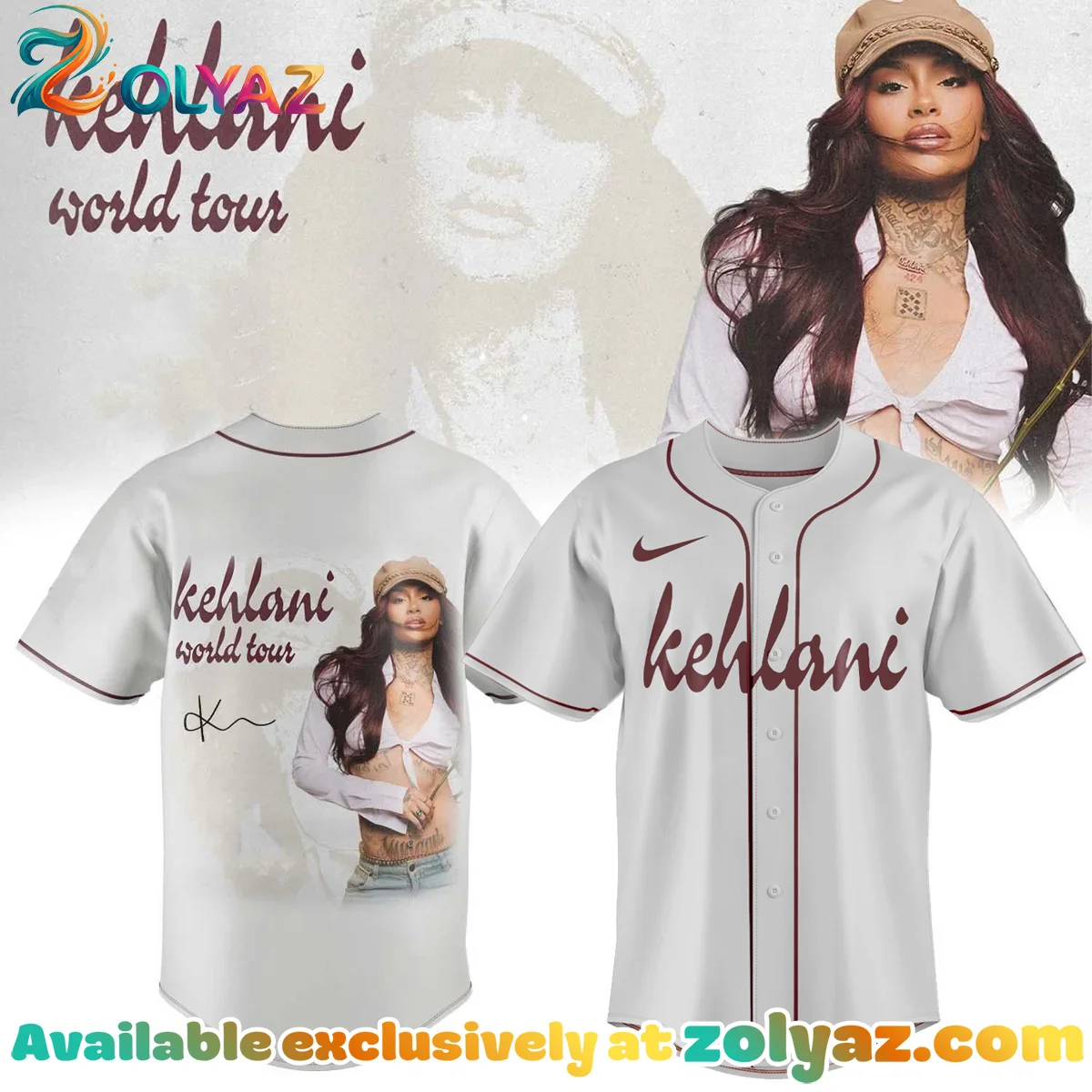 Kehlani World Tour Signature Jersey [Batch 7]