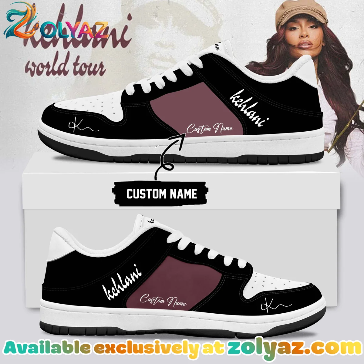 Kehlani World Tour Signature Custom Air Force 1 & Jordan 1 Shoes - Series 18
