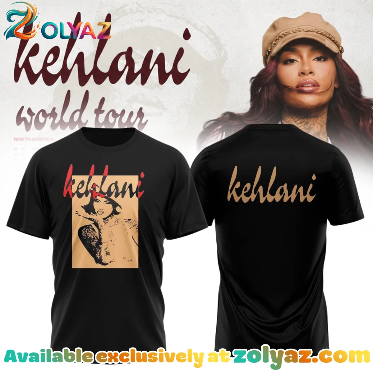 Kehlani World Tour Signature T-Shirt & Hoodie [Batch 29]