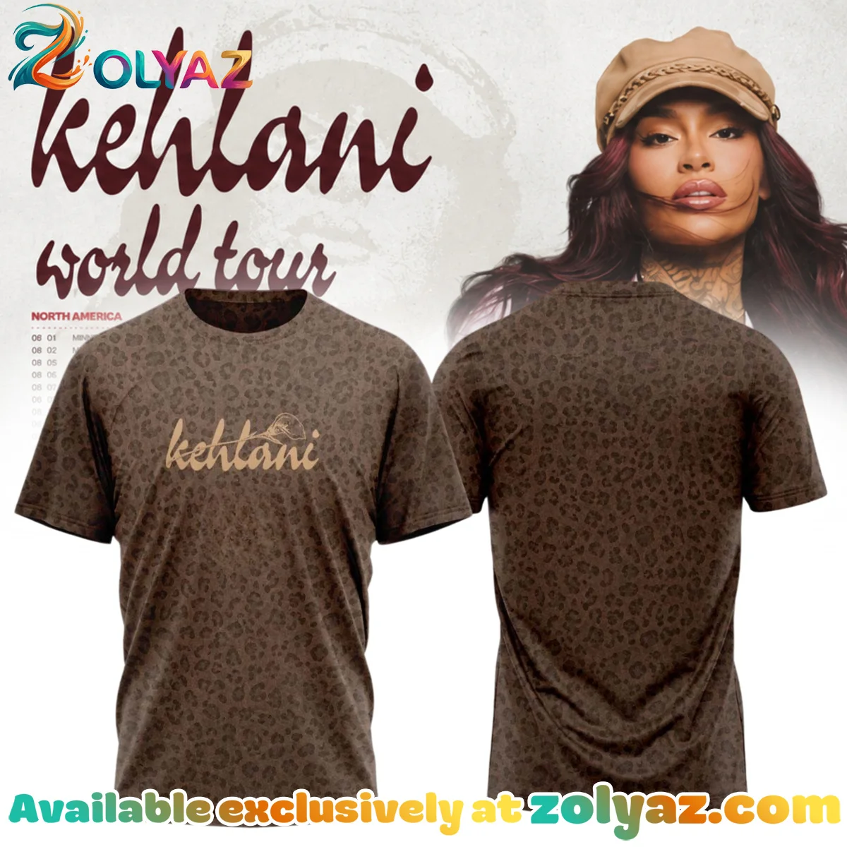 Kehlani World Tour Signature T-Shirt & Hoodie (Release 26)