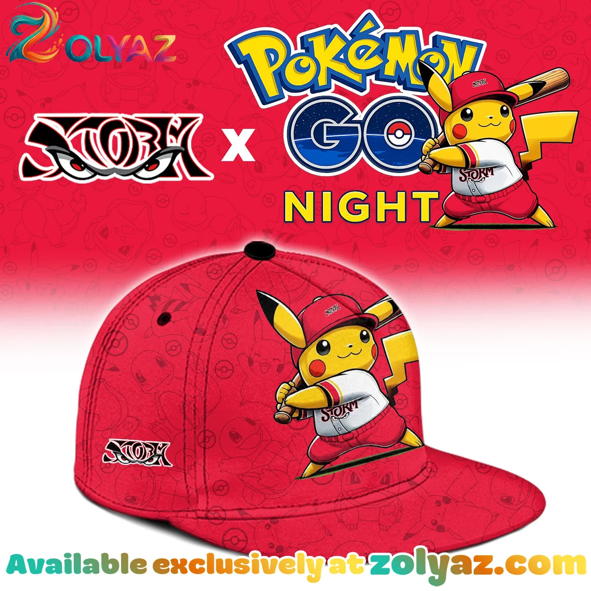 Lake Elsinore Storm x Pokemon GO Jersey Lake Elsinore Storm x Pokemon GO Jersey