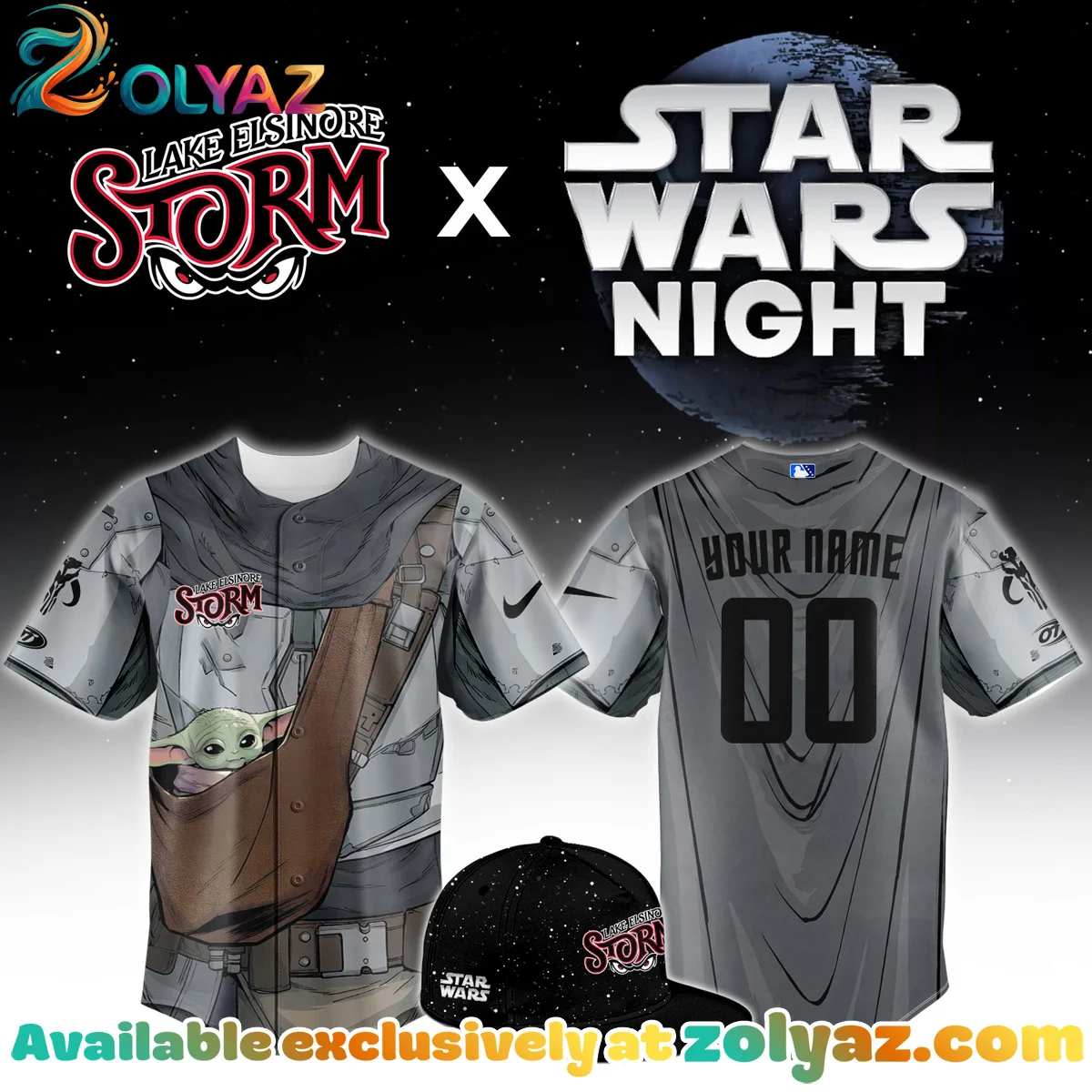 Lake Elsinore Storm x Star Wars x Grogu Jersey