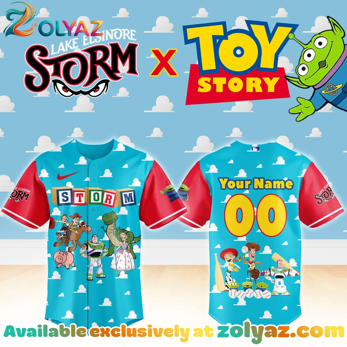 Lake Elsinore Storm Toy Story Night Jersey Lake Elsinore Storm Toy Story Night Jersey