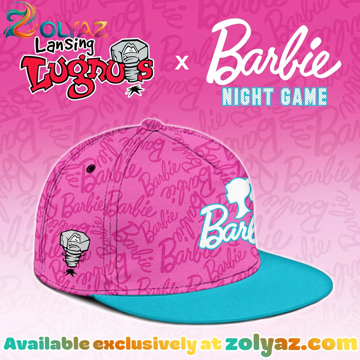 Lansing Lugnuts Barbie Jersey Lansing Lugnuts Barbie Jersey