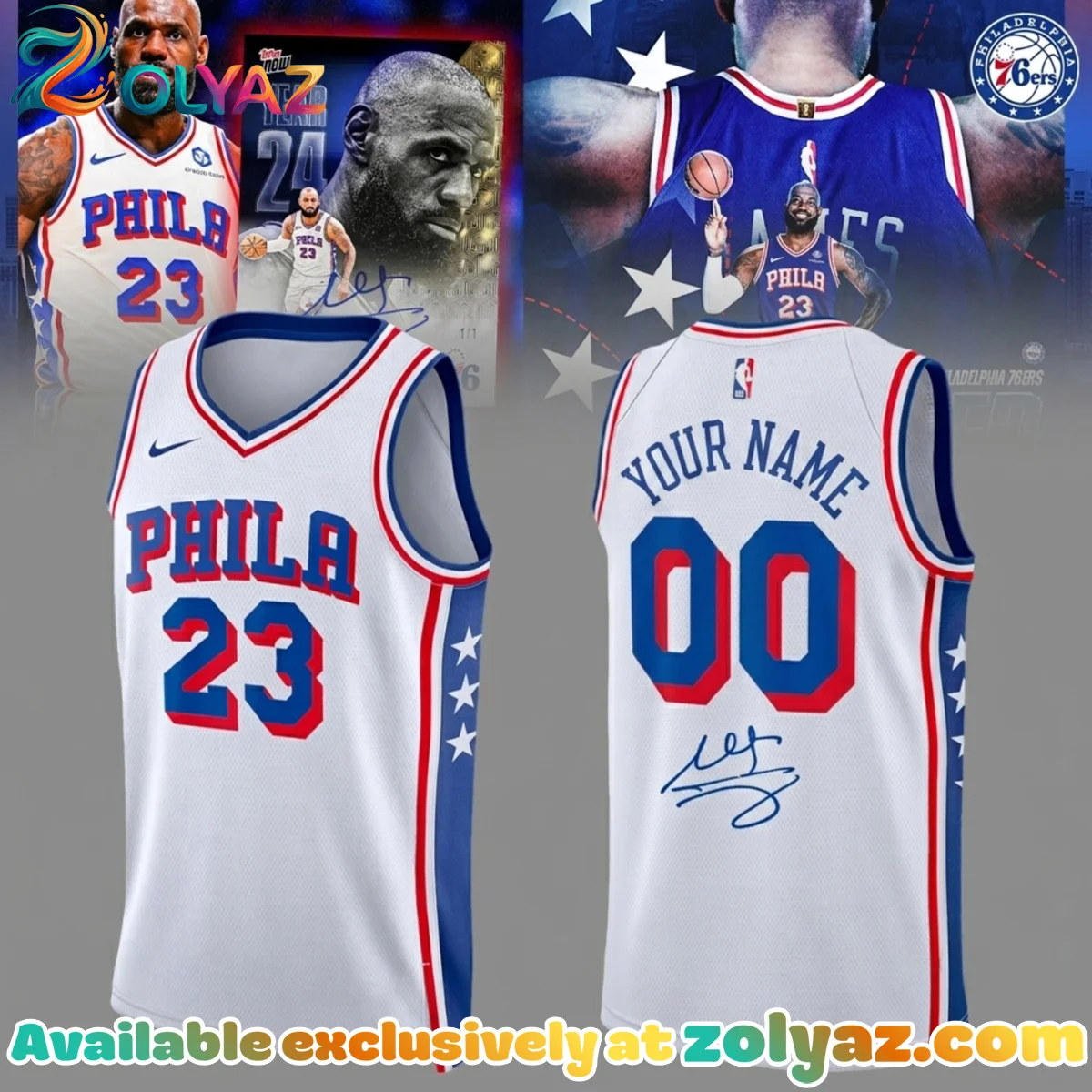 LeBron James Philadelphia 76ers Jersey - Part 7