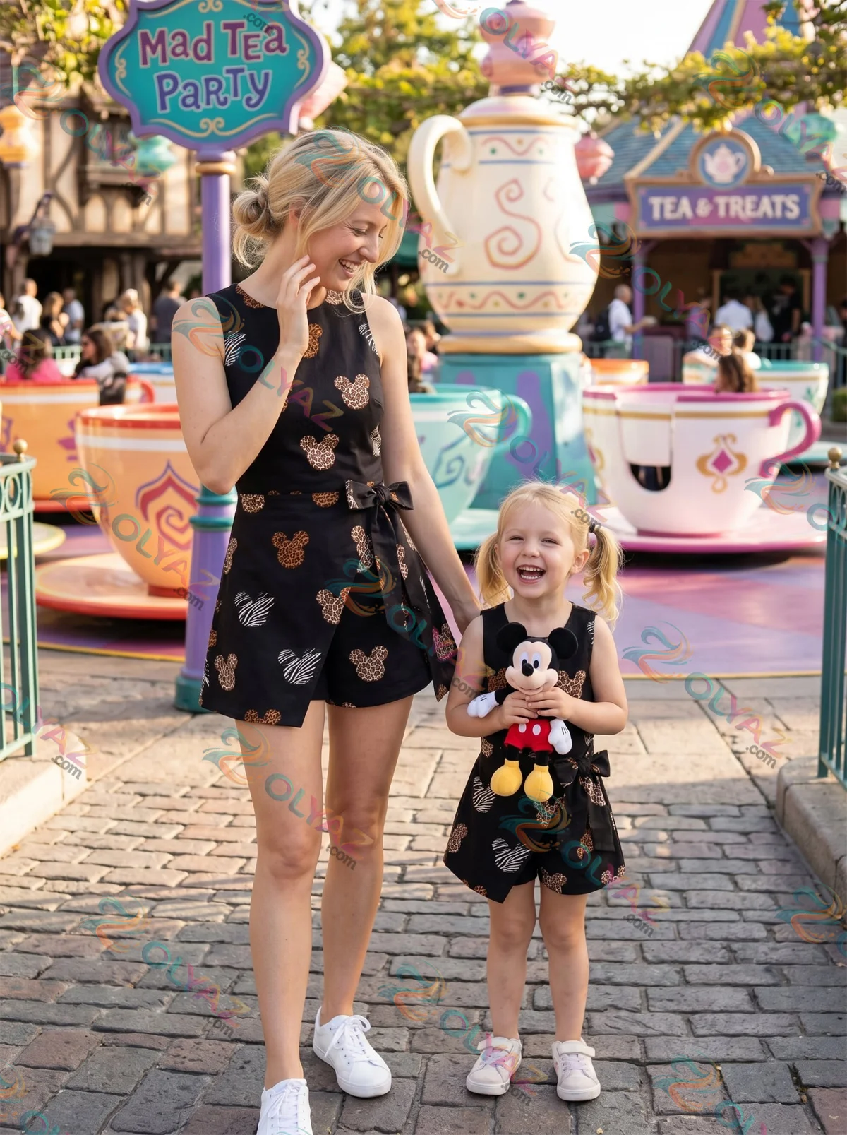 Leopard Mickey Athletic Dress - Tennis Dress Skirt, Disney Tennis Skort For Women