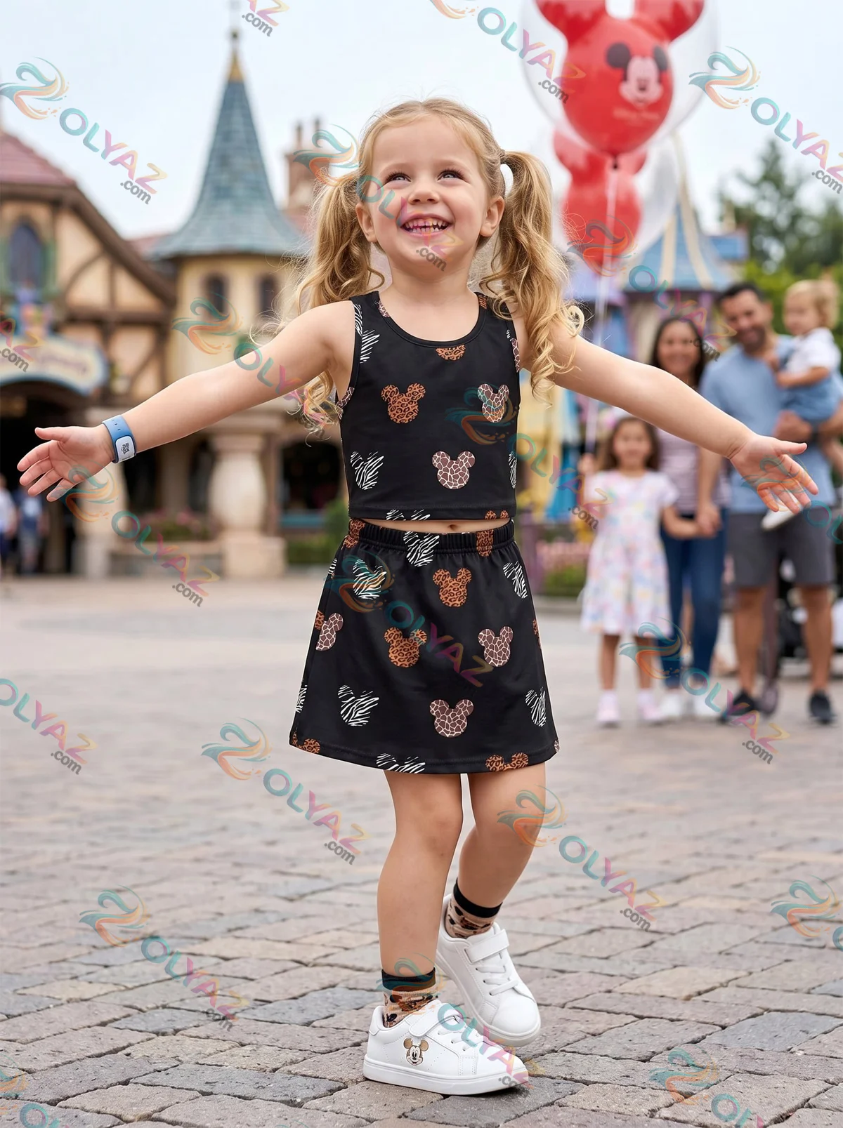 Leopard Mickey Dress Set - Variant 1 Leopard Mickey Dress Set - Variant 1