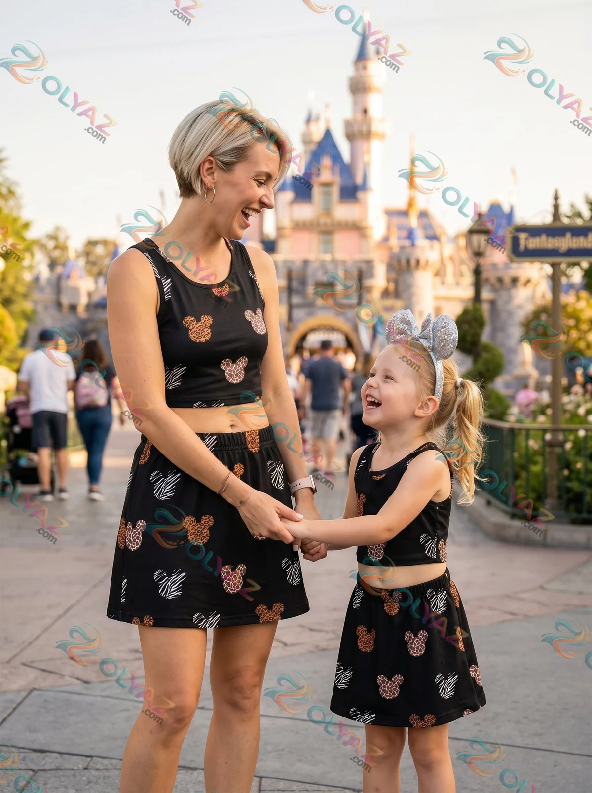 Leopard Mickey Dress Set - Variant 1 Leopard Mickey Dress Set - Variant 1