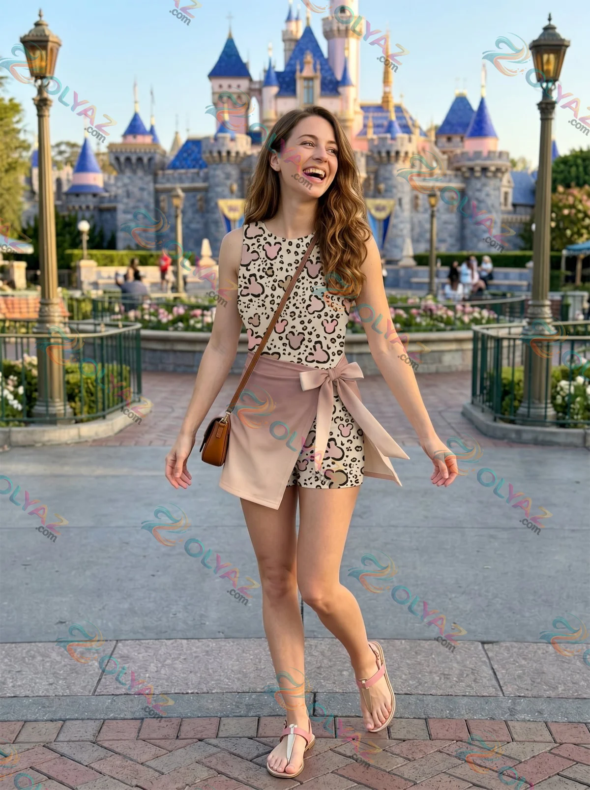 Leopard Mickey Ombre Athletic Dress - Tennis Dress Skirt, Disney Tennis Skort For Women Leopard Mickey Ombre Athletic Dress - Tennis Dress Skirt, Disney Tennis Skort For Women