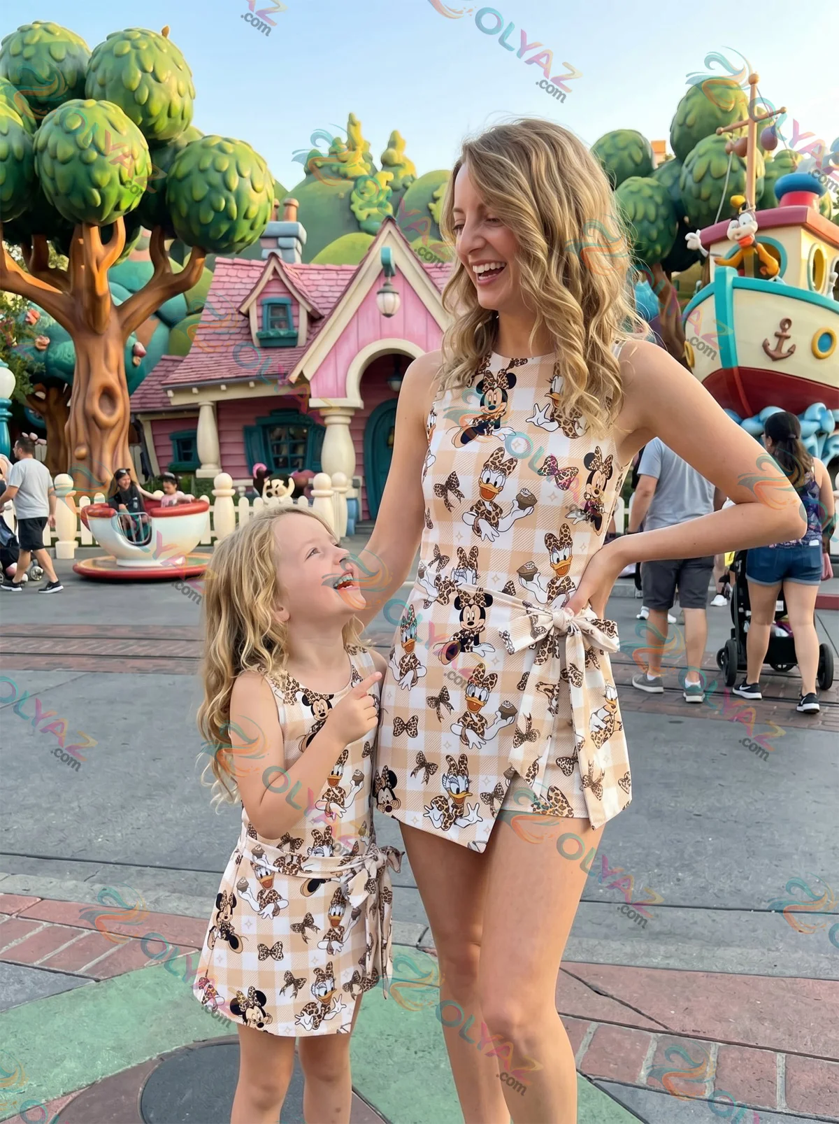 Leopard Minnie Athletic Dress - Tennis Dress Skirt, Disney Park Vacation Outfit, Minnie Daisy Skort Dress