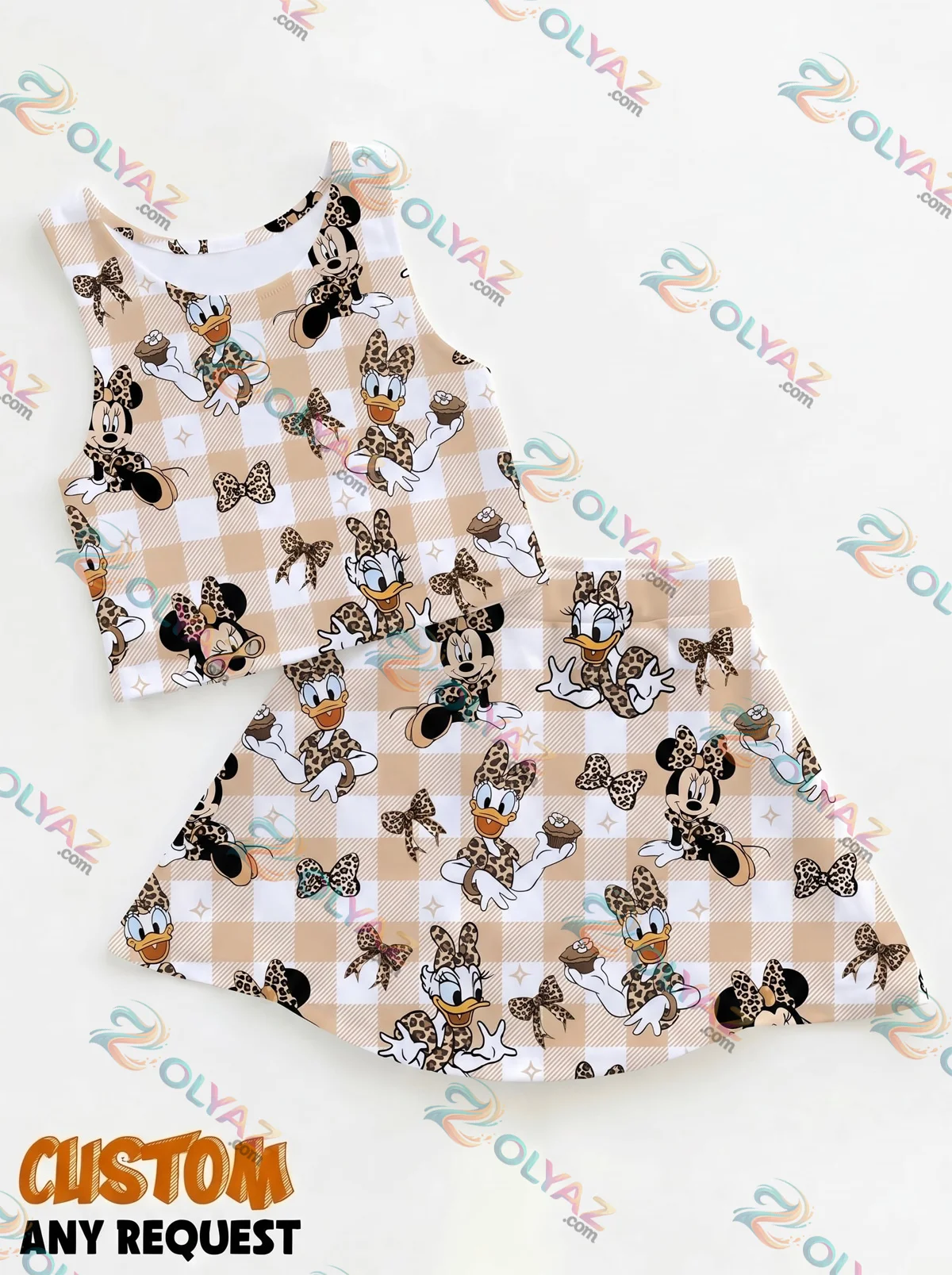 Leopard Minnie Dress Set
