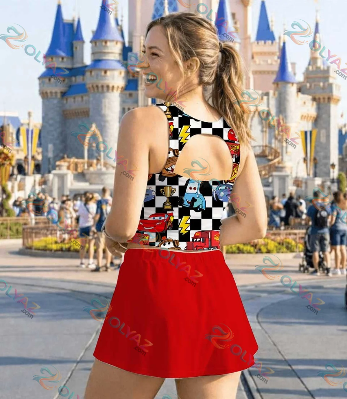 Lightning McQueen Disney Pixar Cars Dress Set Lightning McQueen Disney Pixar Cars Dress Set