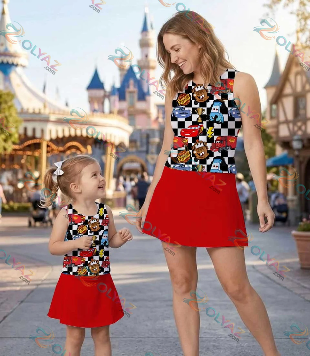 Lightning McQueen Disney Pixar Cars Dress Set Lightning McQueen Disney Pixar Cars Dress Set