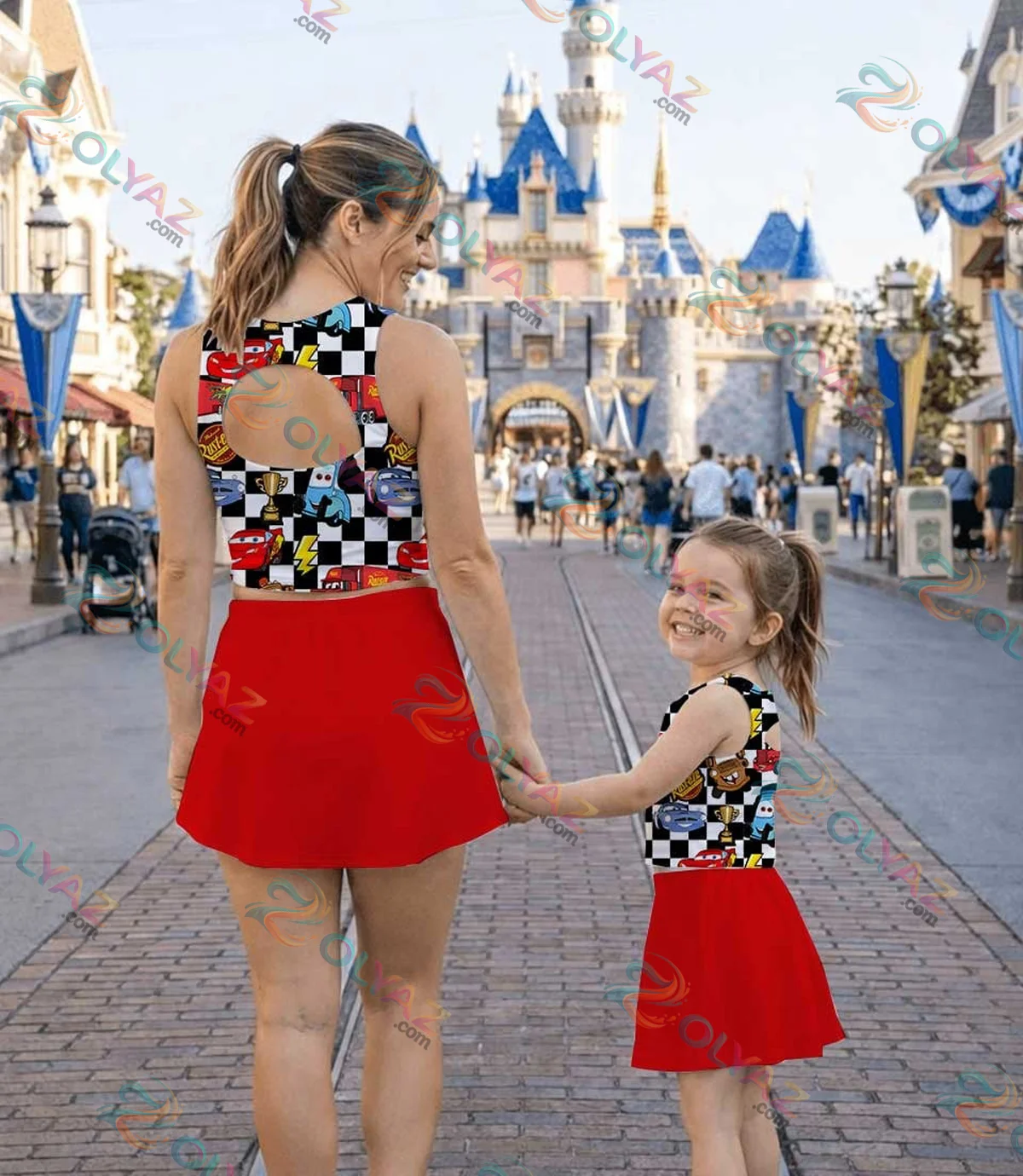 Lightning McQueen Disney Pixar Cars Dress Set Lightning McQueen Disney Pixar Cars Dress Set