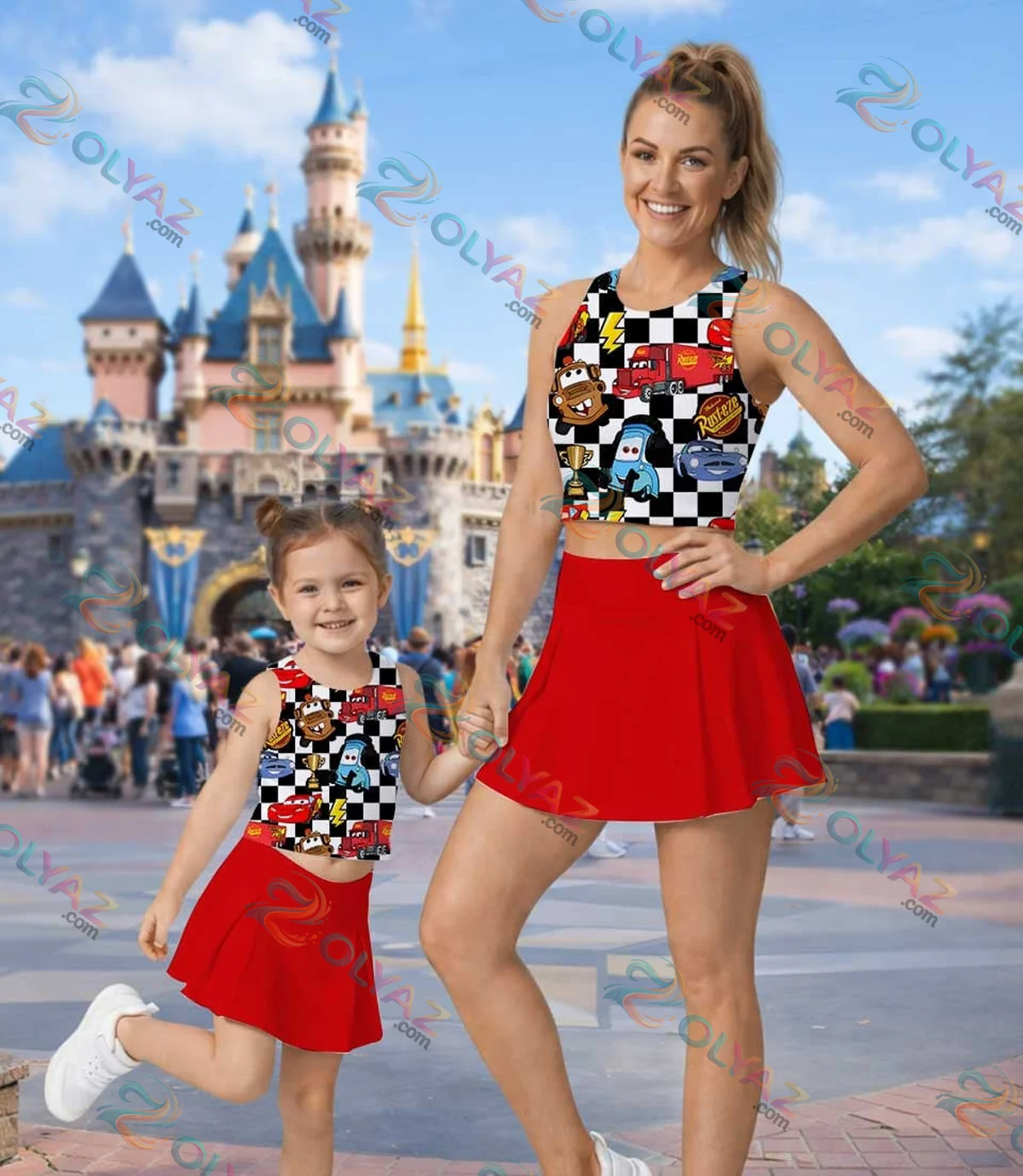 Lightning McQueen Disney Pixar Cars Dress Set Lightning McQueen Disney Pixar Cars Dress Set