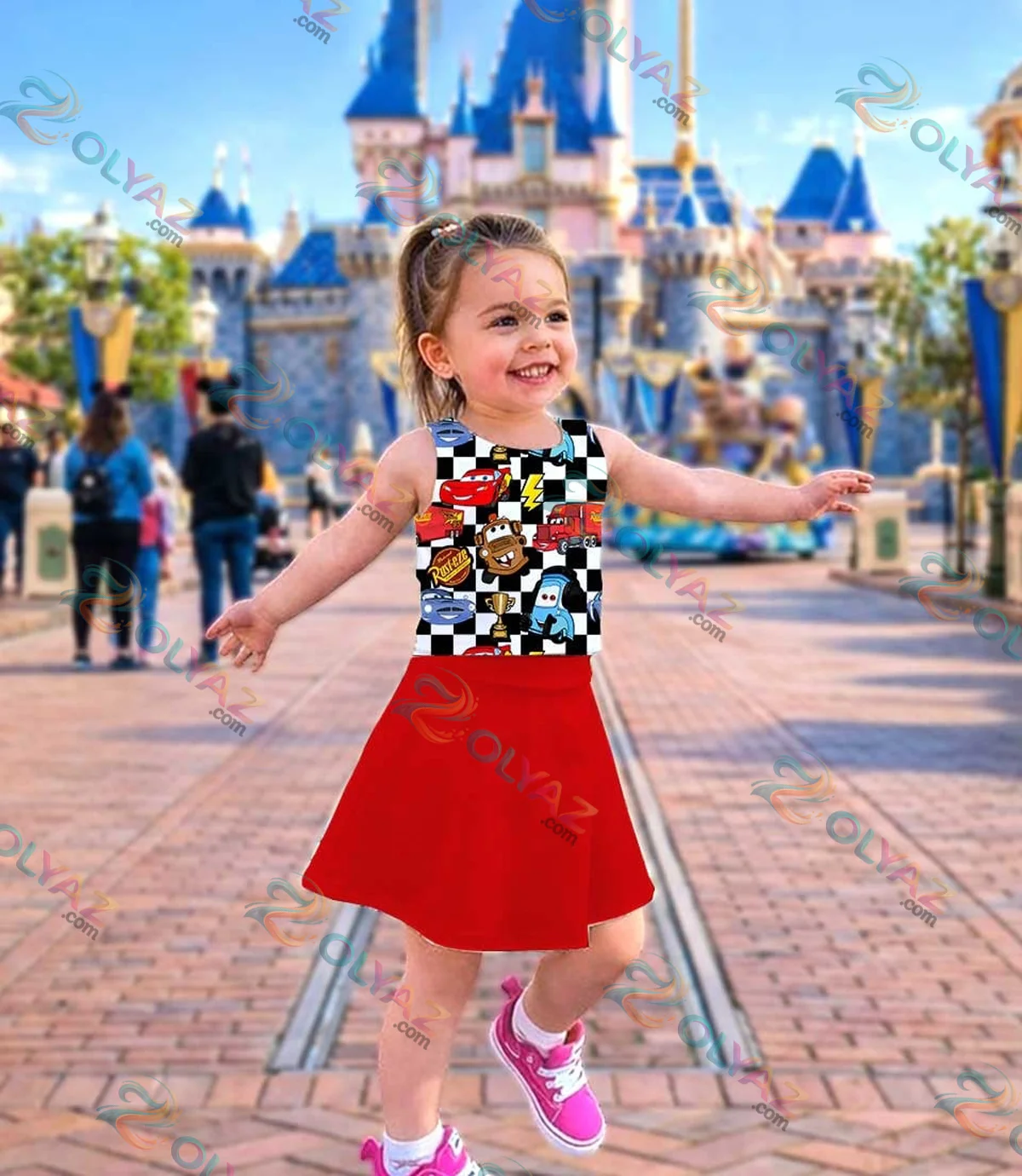 Lightning McQueen Disney Pixar Cars Dress Set Lightning McQueen Disney Pixar Cars Dress Set