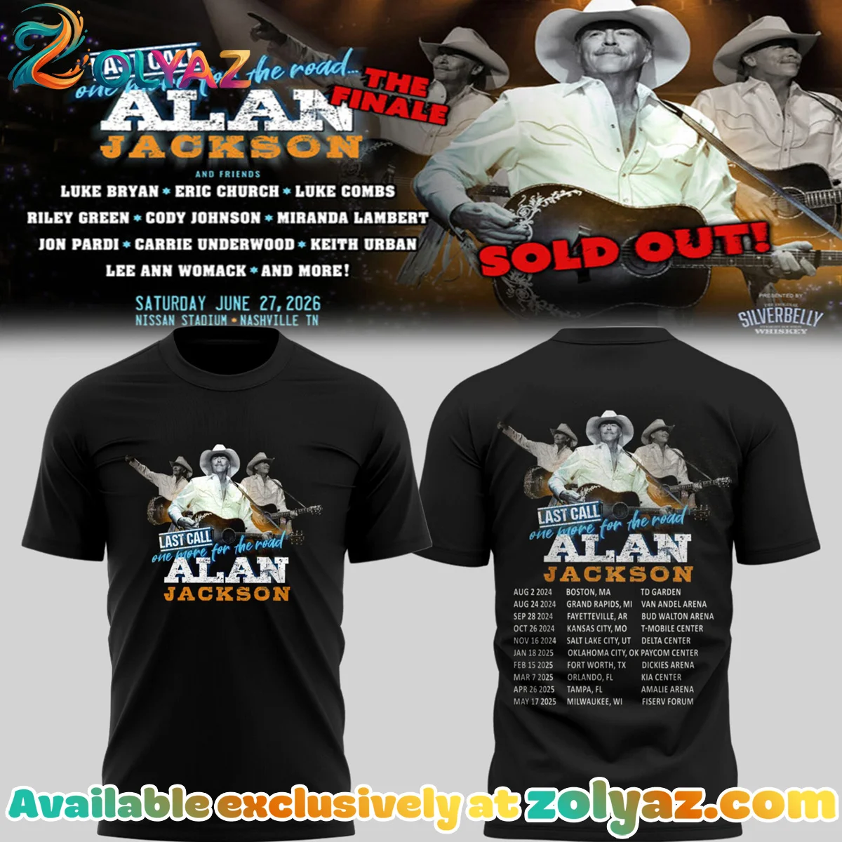 Alan Jackson Last Call The Finale Shirt & Hoodie - Variant 8