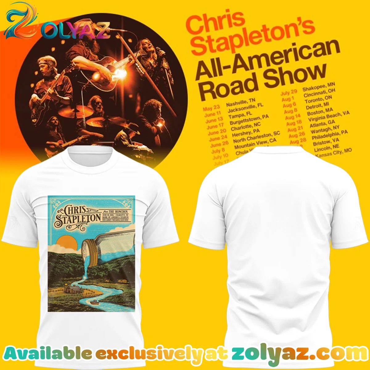 All-American Road Show Charlotte NC T-Shirt & Hoodie - Part 1