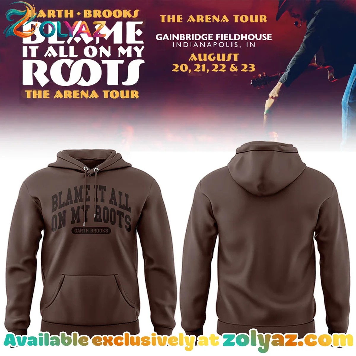 Blame It All On My Roots Arena Tour T-Shirt & Hoodie [Batch 1]