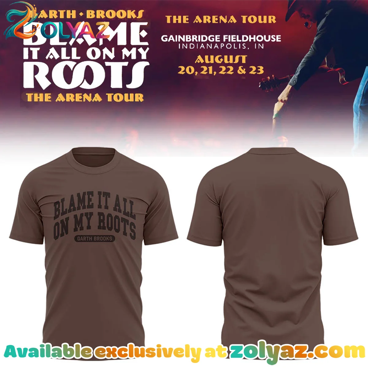Blame It All On My Roots Arena Tour T-Shirt & Hoodie - Variant 5